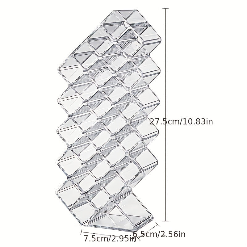 Makeup bags & Storage
Lipstick Holder Organizer, Stackable Fish Shape Lipstick Tower, Lip Gloss Storage Stand, Perfect For Lipgloss Organizers Makeup Vanity Display, Clear - 10 Grids, 16 Grids, 28 Grids