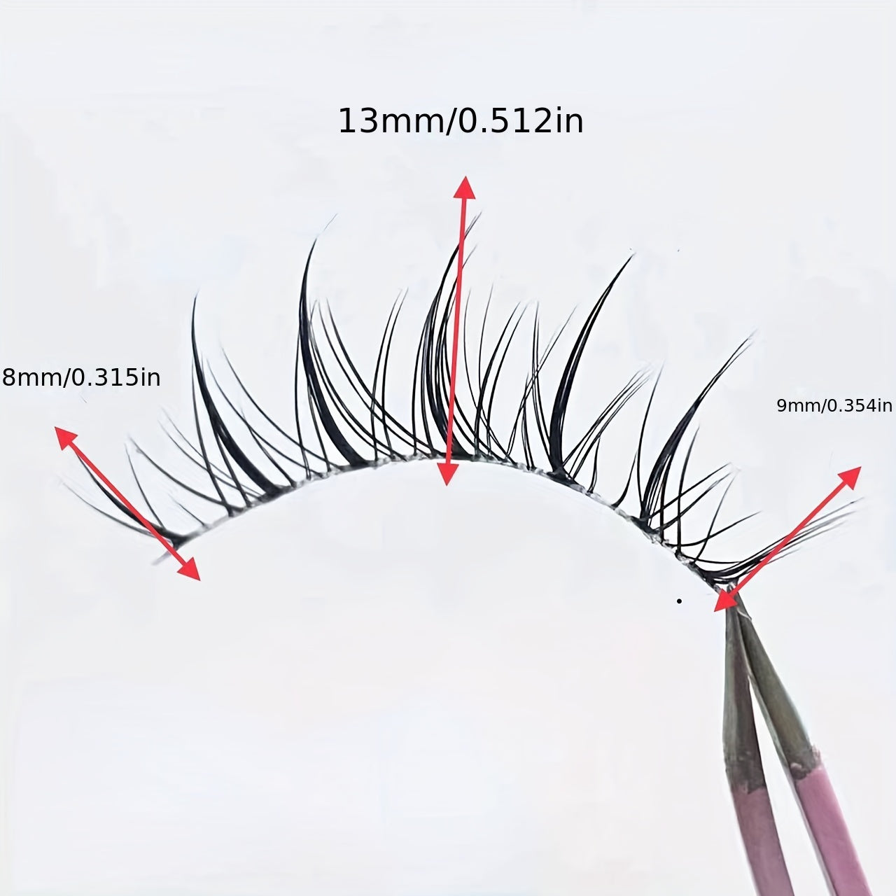 False Eyelashes
Transparent Stem False Eyelashes, Wavy Lashes False Eyelash Extensions Makeup Beauty Cosmetic