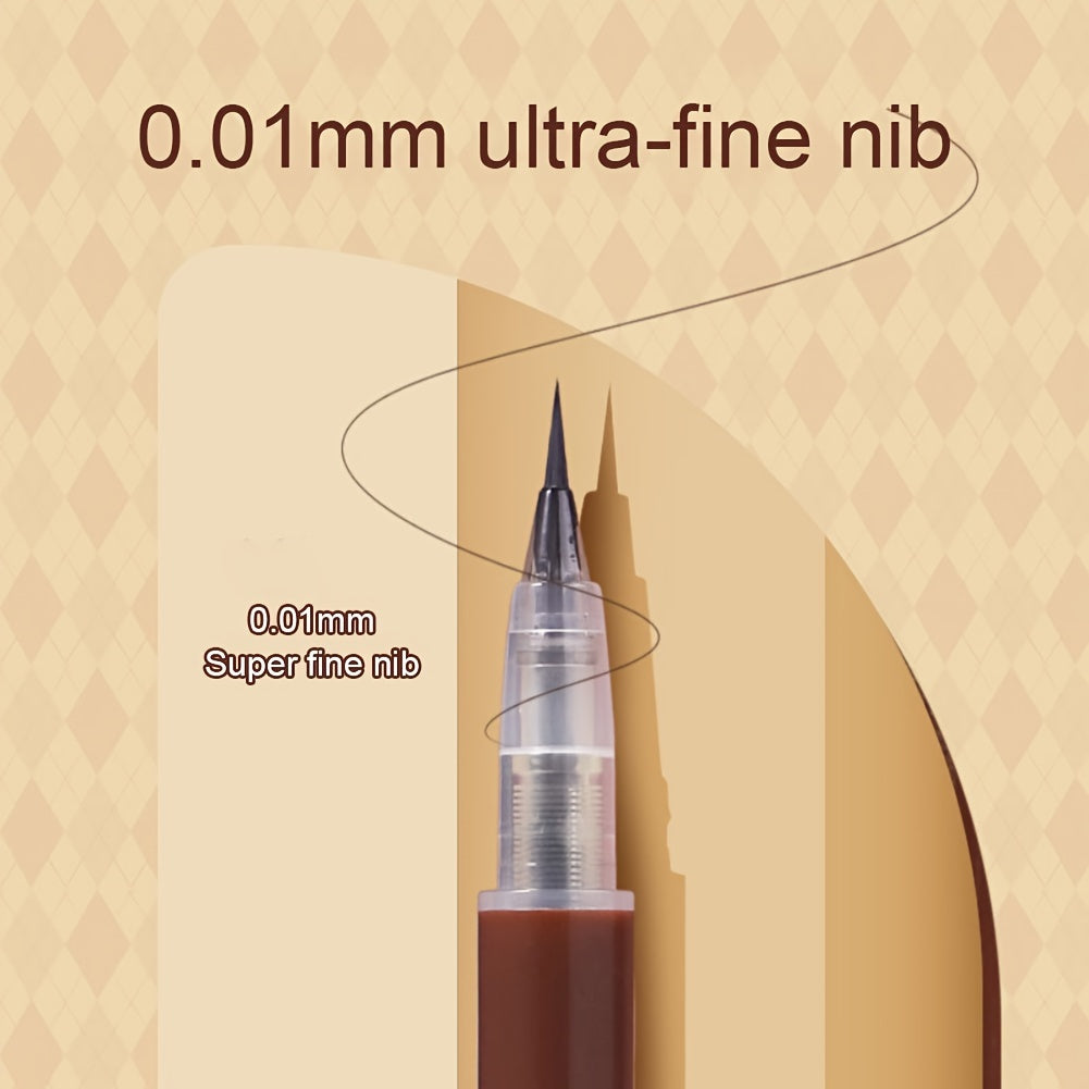 Makeup 0.01mm Ultra-Fine Eyebrow Pencil, Waterproof Sweatproof, Liquid Brow Pen, Long-Lasting Natural Makeup Look