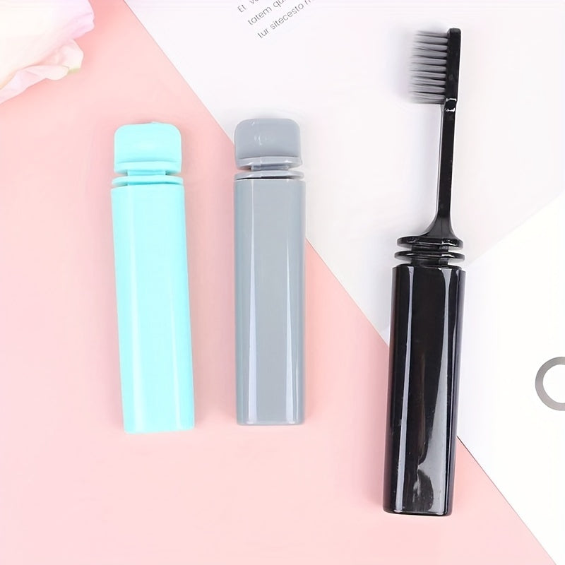 Oral Care
Portable Compact Charcoal Folding Toothbrush - Perfect for Travel, Camping, and Hiking - Easy to Take and Efficient Teethbrush