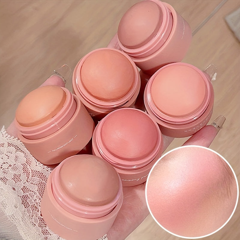 Makeup 6 Color Blush Ball Peach Pinkish Blush Monochrome Matte Mist Instant Makeup For Any Crowd To Enhance The Complexion And Make The Skin Look Flawless