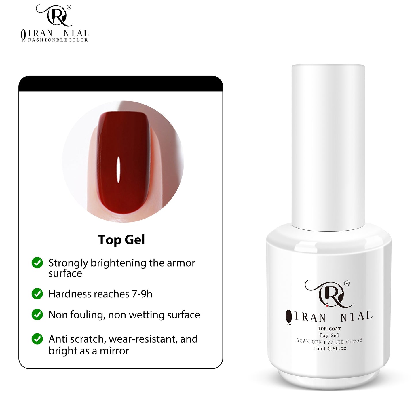 Nails
15ml Gel Base And Top Coat Matte & Glossy Top Coat For Gel Nail Polish, No Wipe Clear Gel Top Coat Gel Base Coat Nail Polish Soak Off UV Lamp Gel Polish 1pc