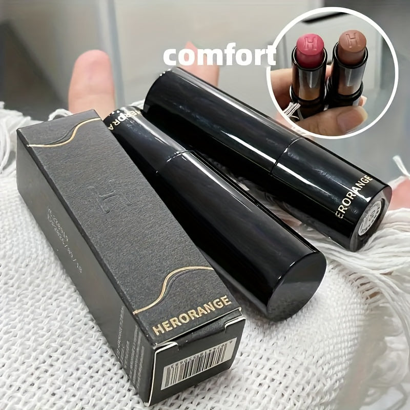 Makeup Lipstick Red Brown Lipstick, Non-fading Non-stick Cup, Waterproof Moisturizing Dewy Finish Lip Gloss, Valentine's Day Gift