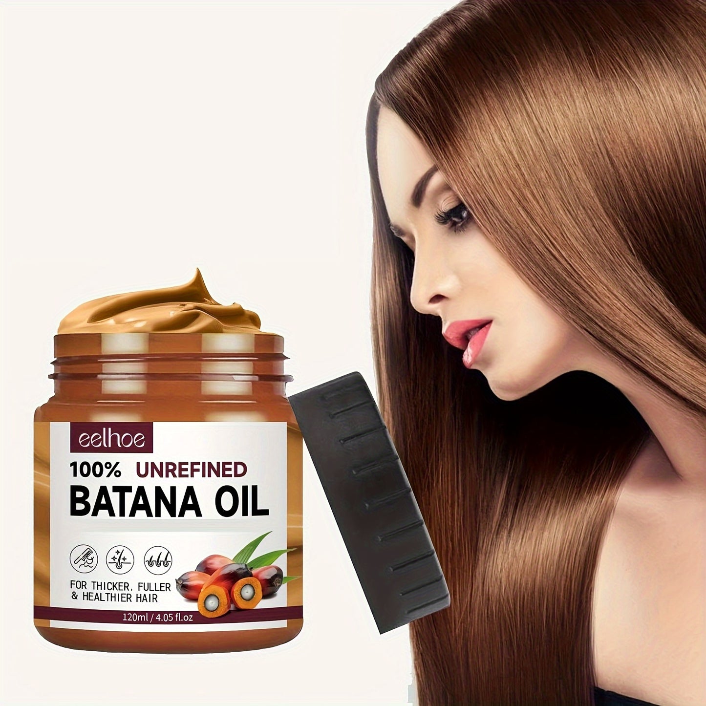 Hair Care
Batana Oil Hair Mask for Normal Hair — 120ml Deep Conditioner Treatment with 100% Unrefined Oil — Moisturizing, Strengthens and Restores Hair Health