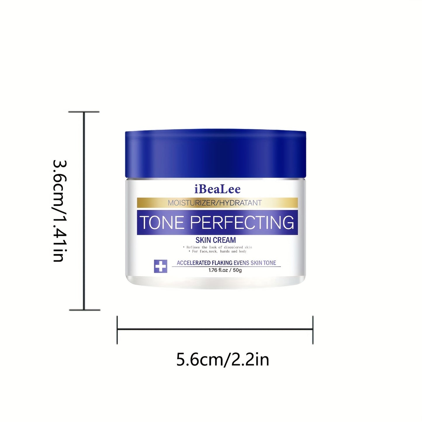 Facial care
Tone Perfecting Facial Cream, Cover Skin Blemishes, Sun Spots, Acne Scars & More - Lightening And Repairing Cream For Men & Women, 50g