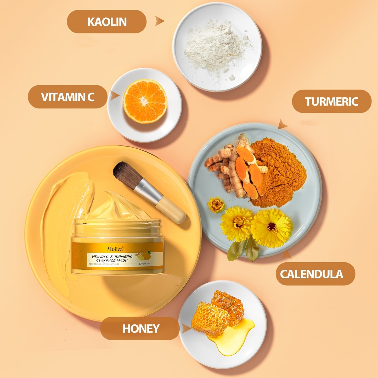 Facial care
120g Vitamin C Exfoliating Mask Turmeric Exfoliating Mask Improves Pores Deep Cleansing Mask Vitamin C Exfoliating Mask Smear Mask