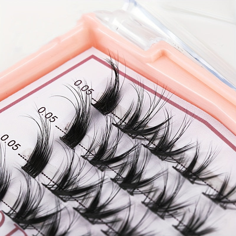 False Eyelashes
40 Clusters Individual Eyelashes Fluffy Natural Segmented Eyelashes Cluster Dramatic Lashes Extension Soft 3D False Eyelashes Makeup 9-13mm Mix