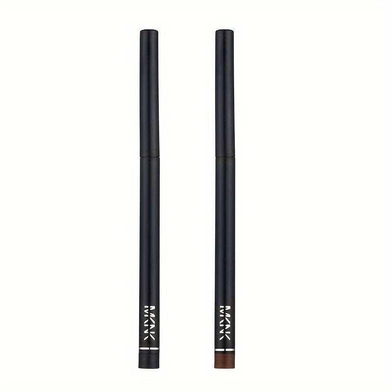 Makeup Easy-Glide Waterproof Black Eyeliner Pencil - Long-Lasting, Smudge-Proof For Beginners