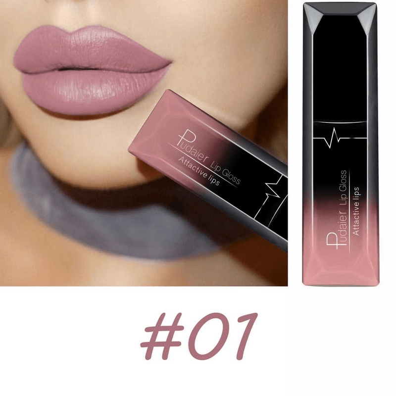 Makeup 17 colors Long-Lasting Matte Liquid Lipstick Lip Gloss with Velvet Finish and Waterproof Formula Valentine's Day Gifts