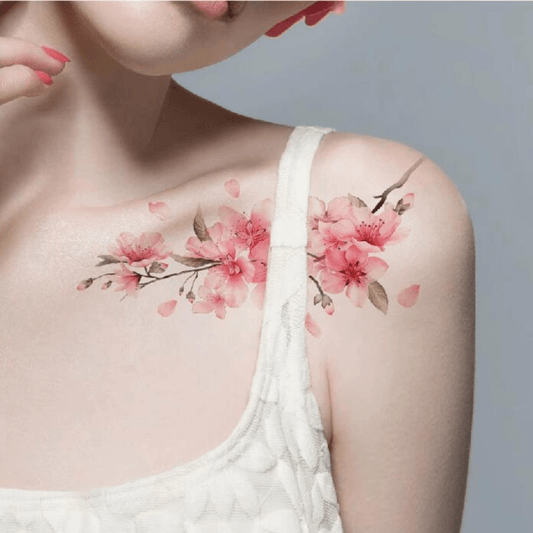 Temporary Tattoos
Ink Cherry Blossoms Tattoo Sticker Waterproof Temporary Tattoo For Men And Women