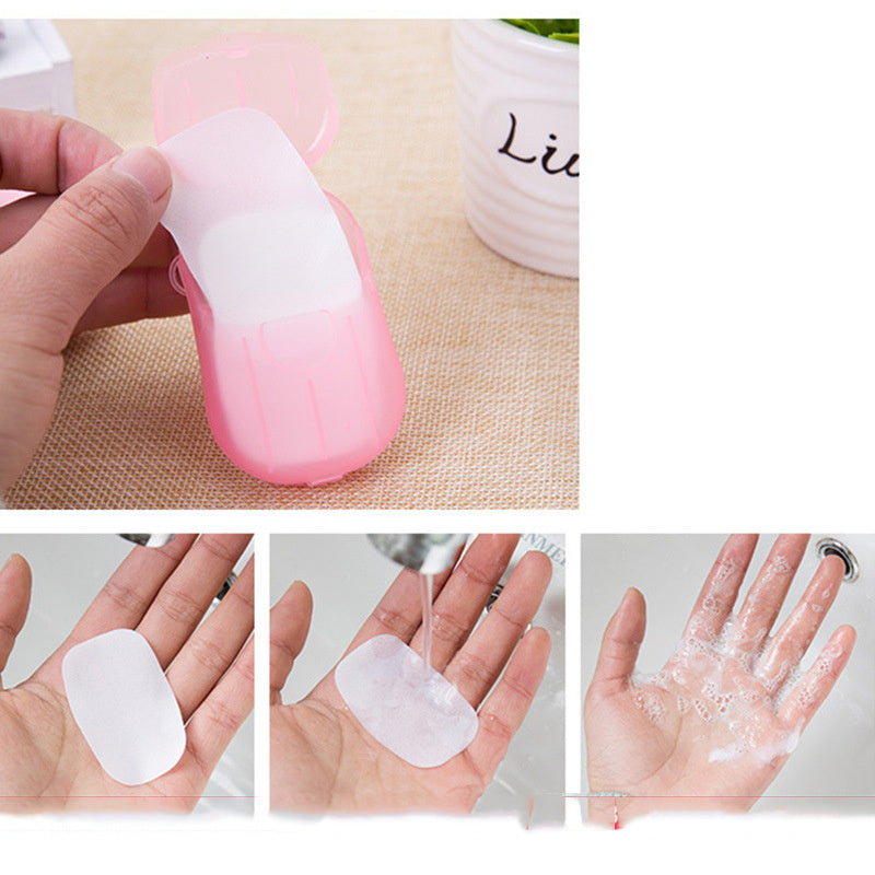 Personal Care
20pcs Portable Soap Paper Flakes - Convenient and Eco-Friendly Hand Washing Solution for Kitchen, Toilet, Outdoor, and Camping