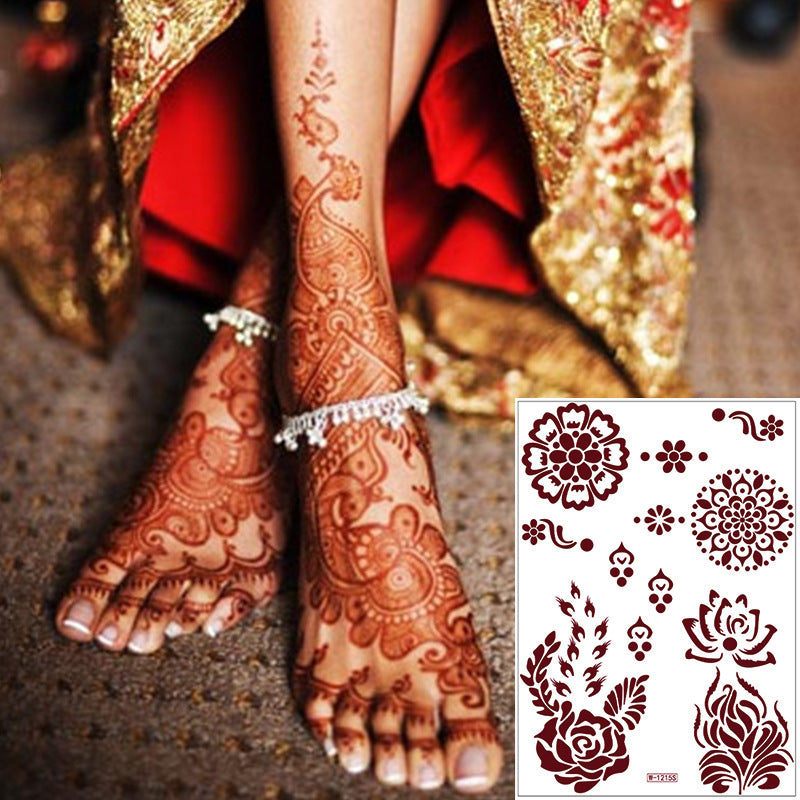 Temporary Tattoos
Red Lace Tattoo Sticker Waterproof Temporary Tattoo Stickers Cool English Alphabet Fake Tattoos Leg Foot Hand Flower Body Paint Face Paint Wedding Elegant Accessory