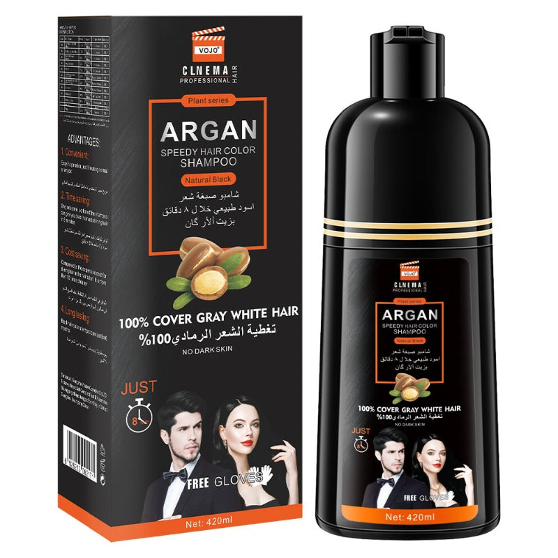 Hair Care
420ml Hair Dye Shampoo With Plant Extracts - Mildly Dyes Hair Without Hurting It - Dyeing For Long-Lasting Color For Women Men