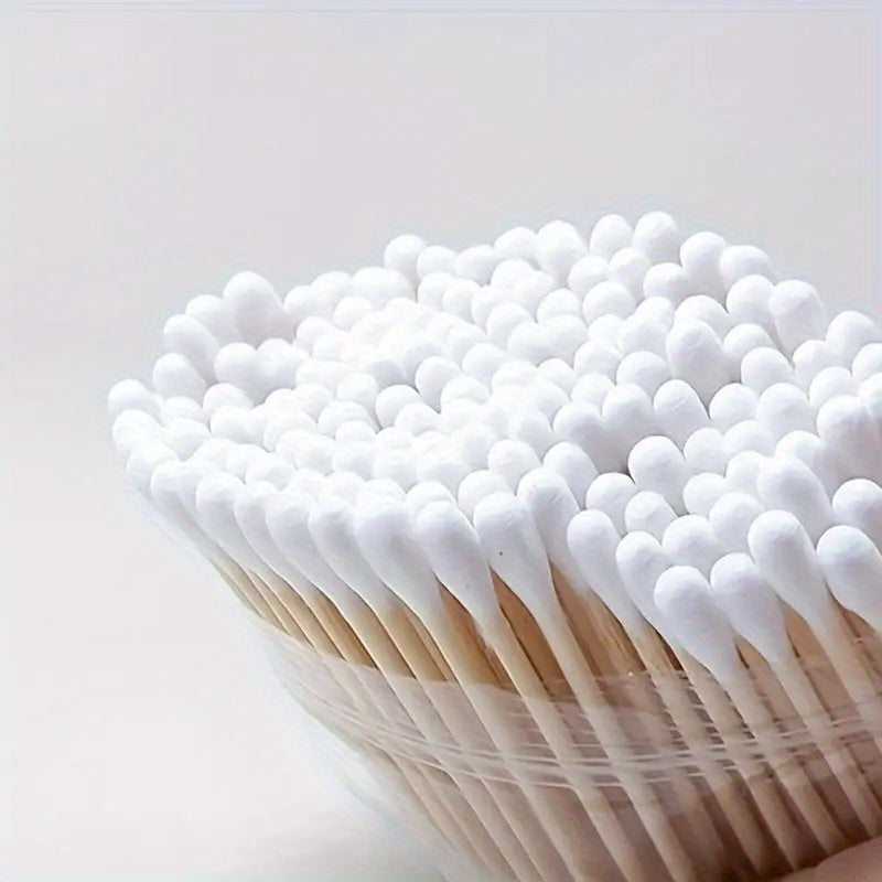 Personal Care
100pcs Premium Double-Headed Cotton Swabs For Effective Ear And Nose Cleaning And Makeup Application