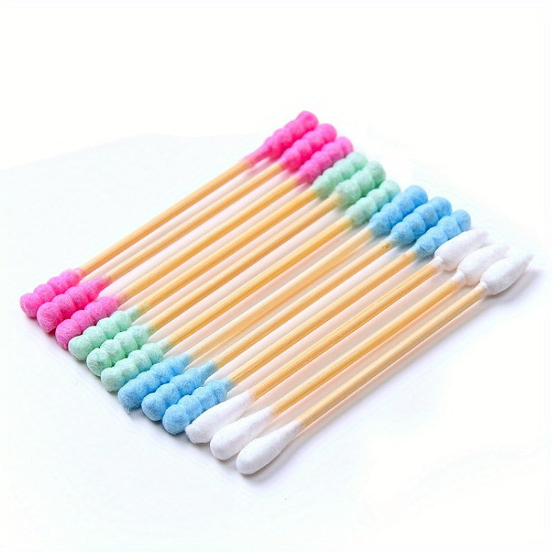 Personal Care
100pcs Premium Double-Headed Cotton Swabs For Effective Ear And Nose Cleaning And Makeup Application