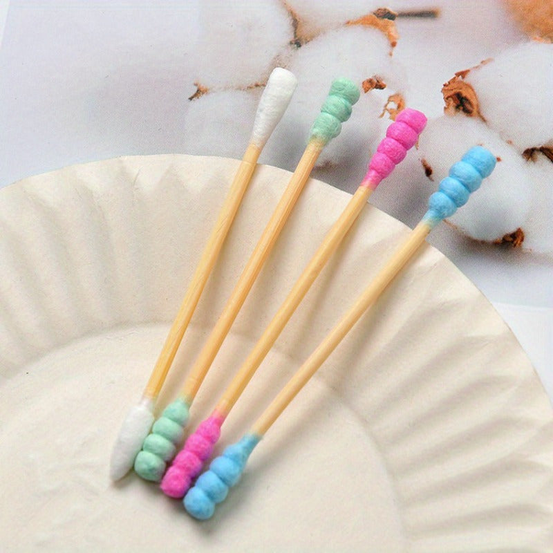 Personal Care
100pcs Premium Double-Headed Cotton Swabs For Effective Ear And Nose Cleaning And Makeup Application