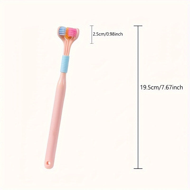 Oral Care
1pc 3-sided Toothbrush Soft And Gentle Clean, Manual Toothbrushes With Extra Soft Bristles For Teeth Gums, For Deep Cleaning Oral Care At Home For Daily Life