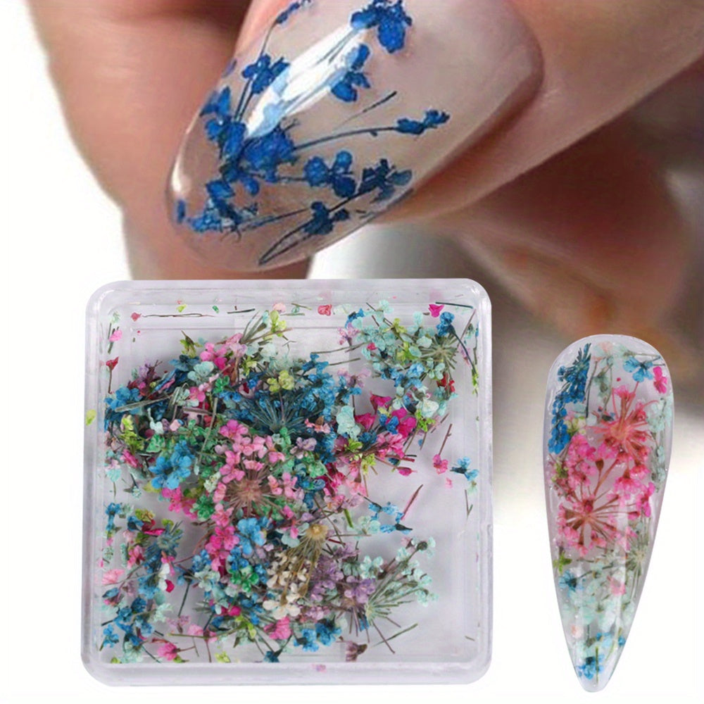 Nails
1 Box Mixed Dried Flower Nail Charms Mixed Lace Flowers Spring Summer DIY Stickers For DIY Crafts Nail Art Decoration Manicure