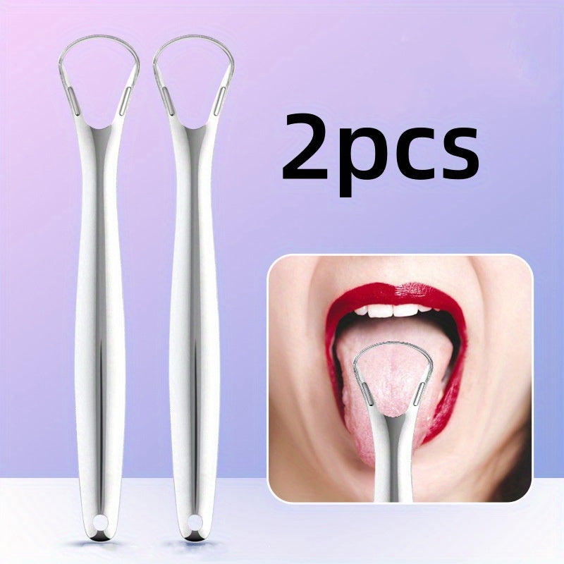 Oral Care
2PCS Reusable Stainless Steel Tongue Cleaner, Tongue Scraper, Oral Cleaning Tool