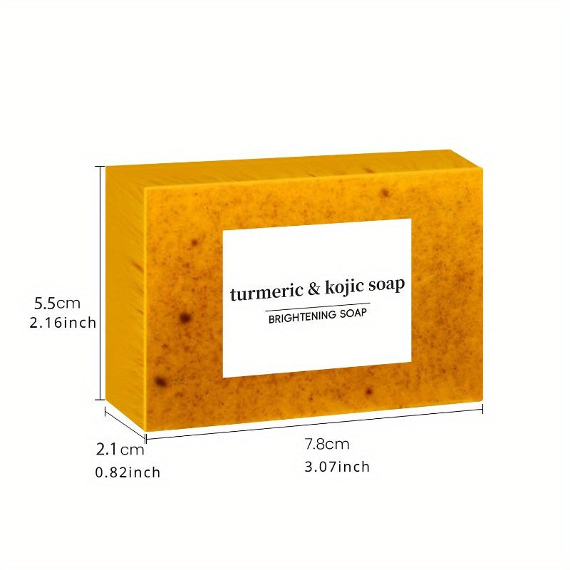 Personal Care
Turmeric & Kojic Acid Soap For Face And Body Skin Cleansing, Rejuvenating And Gentle Exfoliating Skin Father's Day Gift