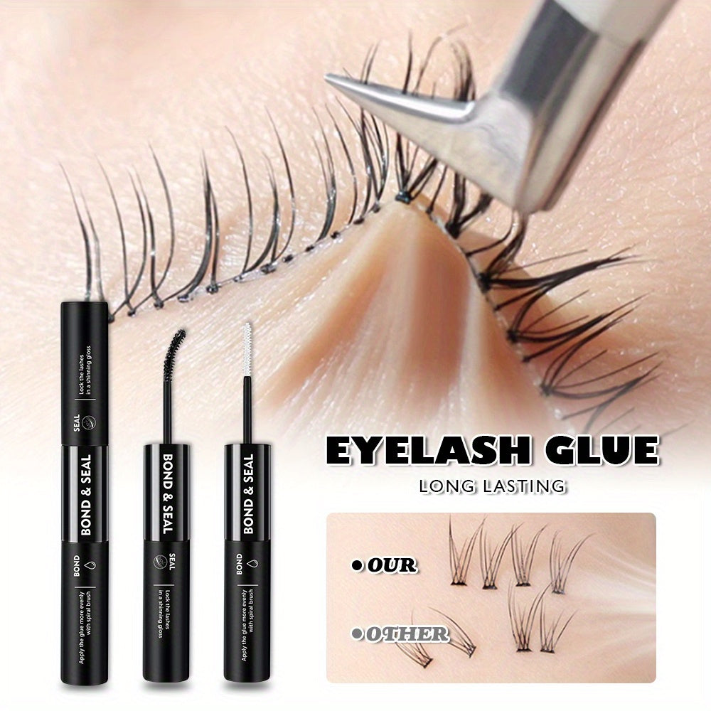 False Eyelashes
Lash Bond And Seal Eyelash Glue 10ml Individual Lashes Glue 5ml Kit Hold Eyelash Extension Kit Makeup Tool Seal Super Strong Hold DIY Lash Extension Waterproof Cluster Lash Glue