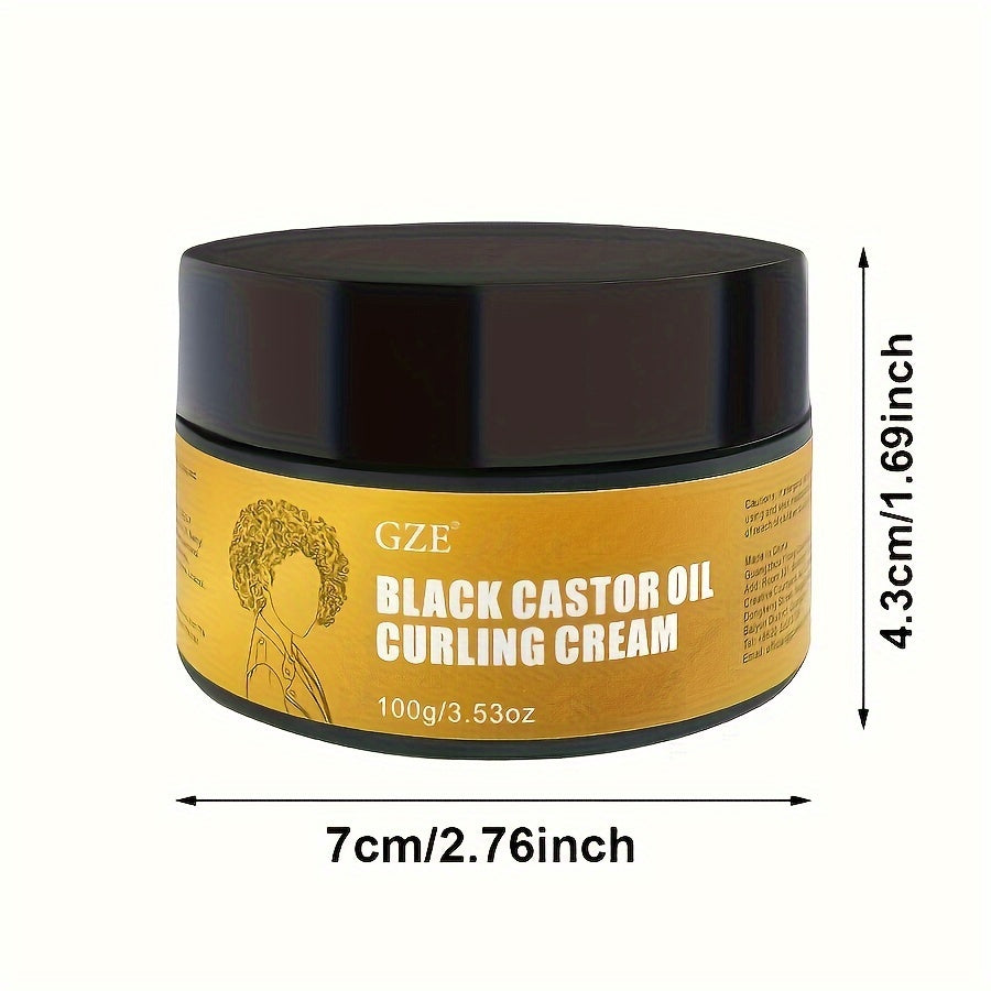 Hair Care
100g Black Castor Oil Curling Cream, Natural Curl Defining Cream, To Define All Natural Curl Types & Hair Textures