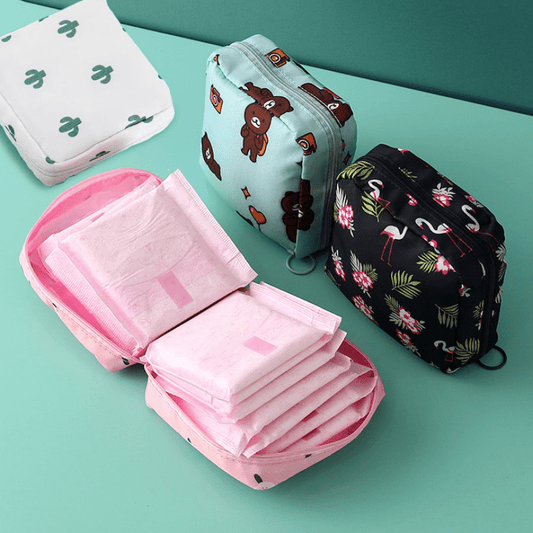 Makeup bags & Storage
1pc Polyester Cosmetic Bag - Unscented, Non-Waterproof Multi-Function Travel Organizer for Toiletries, Sanitary Products, and Makeup