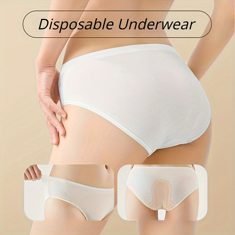 Shave & Hair Removal
7-piece Women's Disposable Underwear, Pure Cotton Panties For Travel & Outdoor, Menstrual & Postpartum Essentials