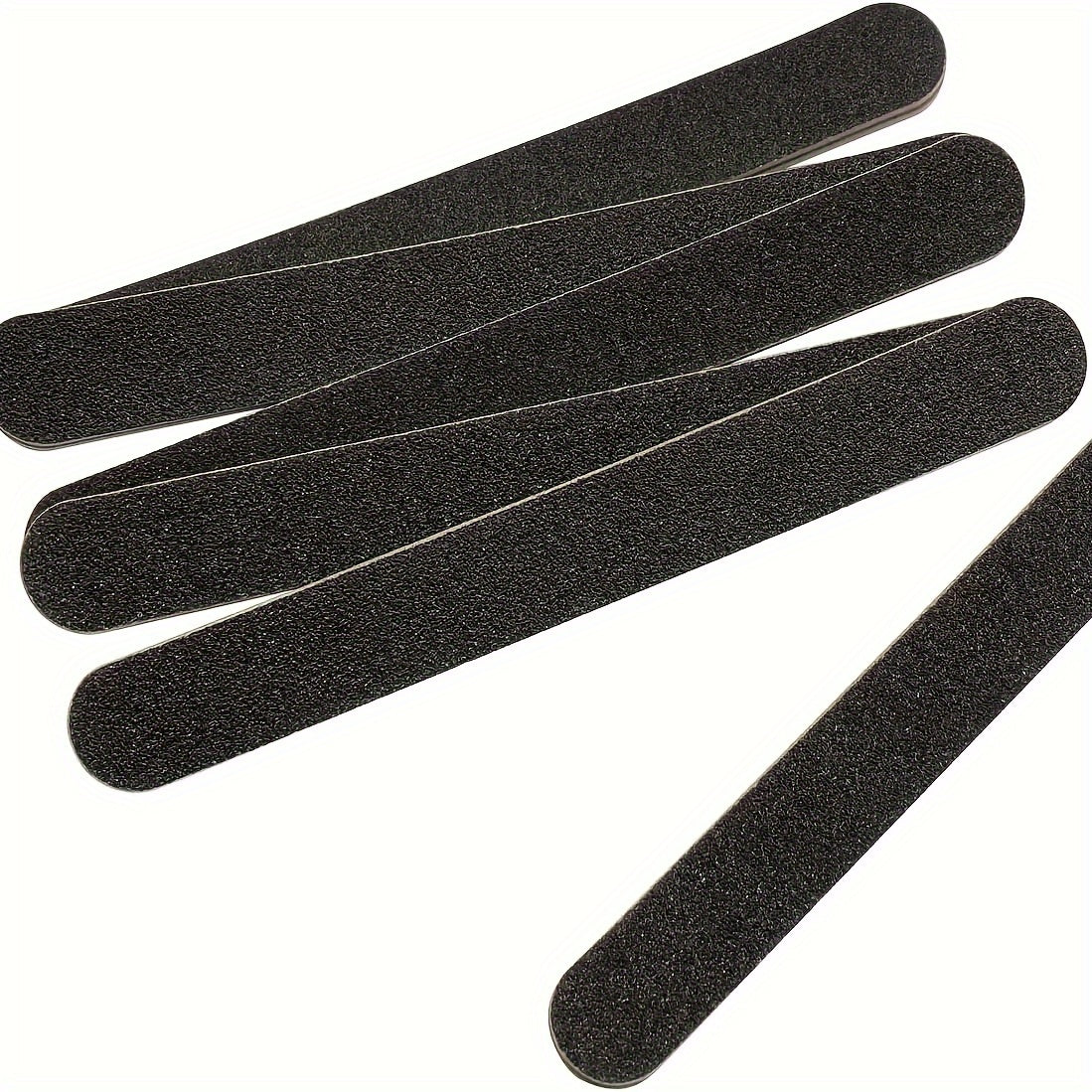 Nails
5pcs Black Nail Files - Double-Sided 100/180 Grit Emery Boards For Manicure & Pedicure, Professional Nail Buffering Tools