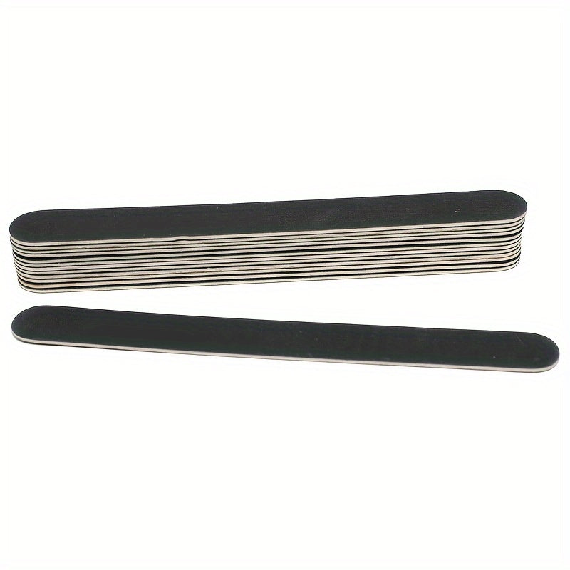 Nails
5pcs Black Nail Files - Double-Sided 100/180 Grit Emery Boards For Manicure & Pedicure, Professional Nail Buffering Tools