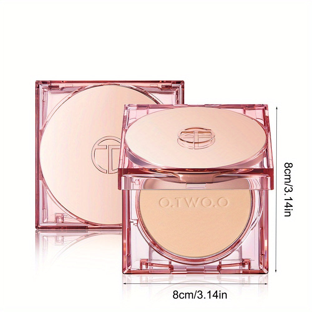 Makeup OTWOO 24H Long-Lasting Face Setting Powder Foundation - Full Coverage Matte Finish for All Skin Tones with Oil Control, Waterproof & Mask Proof Formula, Includes Powder Puff