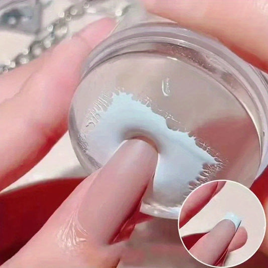 Nails
Silicone Transparent French Manicure Stamp Stencil - Low Allergenic Nail Art Tools