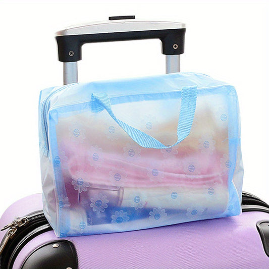 Makeup bags & Storage
1/2pcs Waterproof PVC Travel Makeup Bag With Zipper Closure, Compact And Durable For Organizing Cosmetics