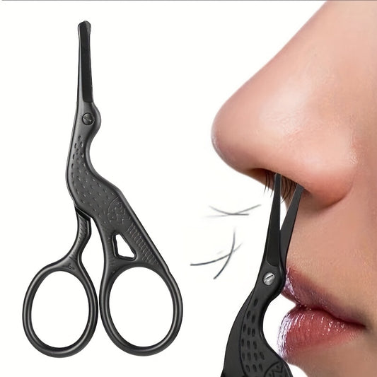 Shave & Hair Removal
Safety Round Head Stainless Steel Nose Hair Scissors, Stork Type Beauty Scissors For Eyebrows, Nose Hair, Beard, Ear Hair, Stainless Steel Eyebrow Scissors, Men And Women Professional Facial Hair Scissors