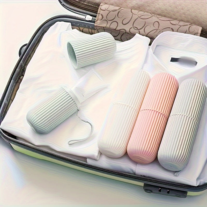 Oral Care
1pcs Portable Travel Toothbrush Storage Container Box, Gargle Cup, Toothpaste Holder, Toothbrush Carrying Box, Toothbrush Travel Containers