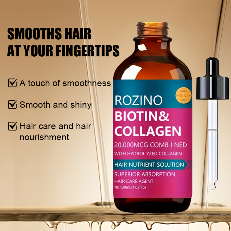 Hair Care
Biotin Collagen Hair Essential Oil, Nourishes Hair, Increases Hair Density, Makes Hair Thicker, Hair Care, Suitable for All Hair Types