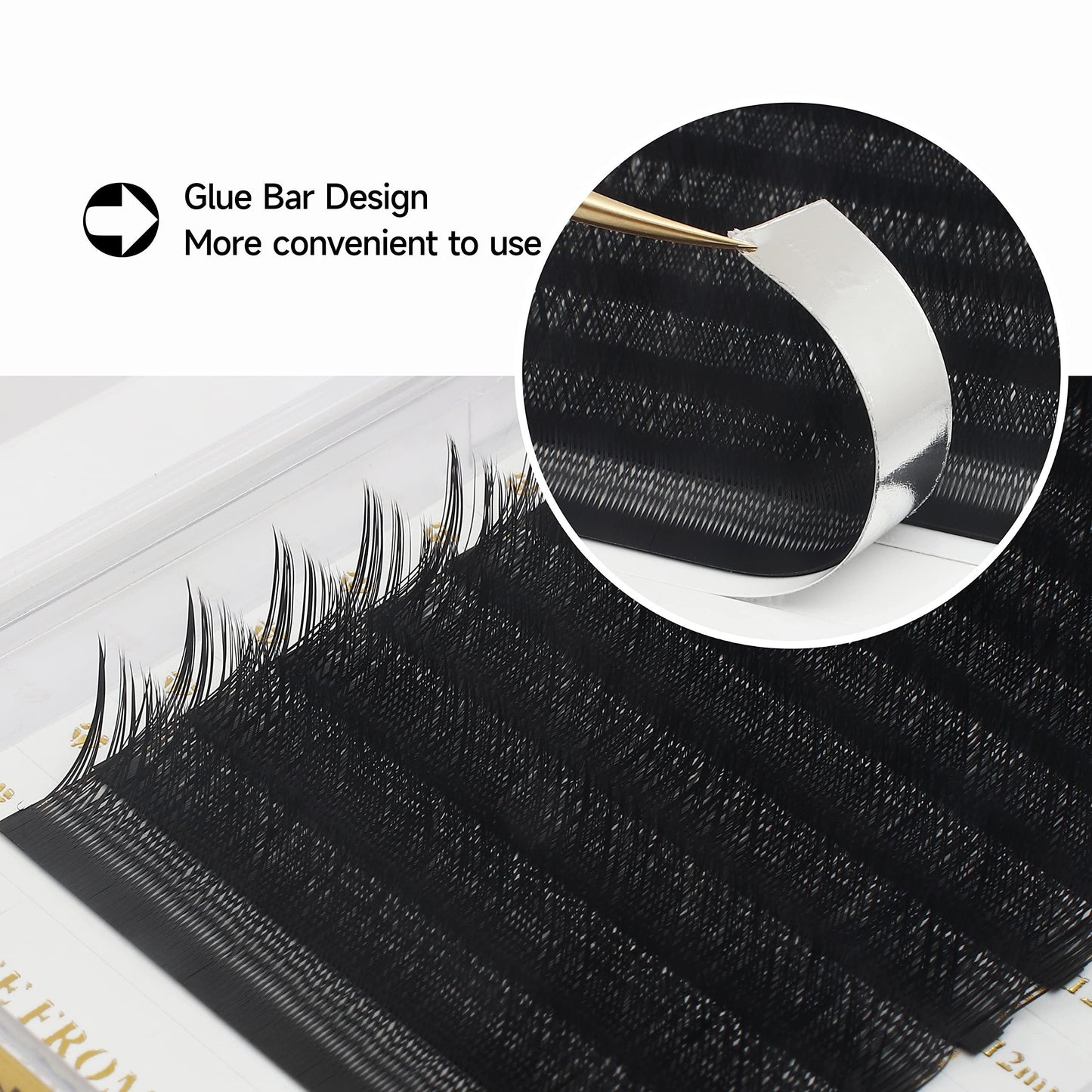 False Eyelashes
"Multi-Length" Ailaishi Yy-Shape Handwoven False Eyelashes - Soft, Natural Look With Dual Tips For Easy Fanning, 0.07Mm Thickness, C/D Curl Mix, 8-15Mm Lengths, 12 Rows Of Premade Cluster Lashes