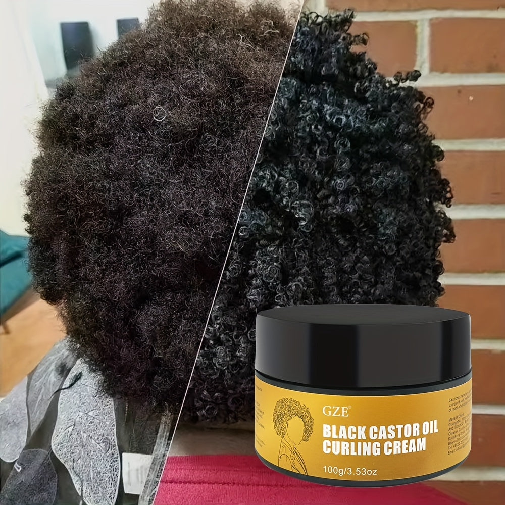 Hair Care
100g Black Castor Oil Curling Cream, Natural Curl Defining Cream, To Define All Natural Curl Types & Hair Textures