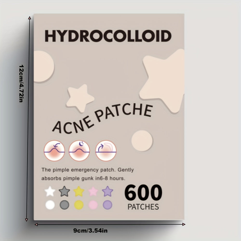 Facial care
600-Count Hydrocolloid Acne Patches With Tea Tree Oil - Unisex, Alcohol-Free, Fragrance-Free Pimple Stickers For All Skin Types