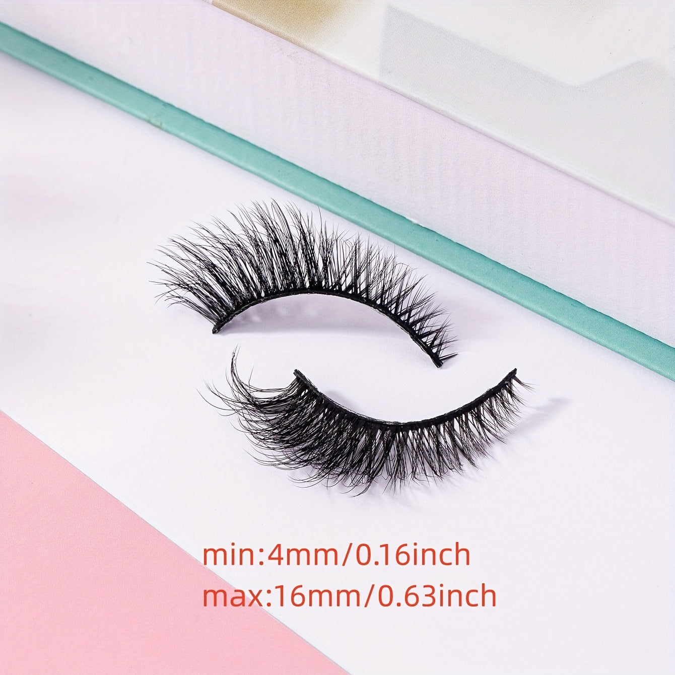 False Eyelashes
7 Pairs False Eyelashes, Faux Mink Hair Lashes, Eye End Lengthening Cat Eye Lashes, Fluffy Soft Dramatic Eyelashes