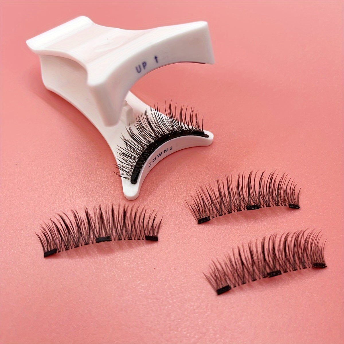 False Eyelashes
1 Pair of Caramel Coffee Dark Brown Ultra-Fine And Soft Encrypted And Lengthened Magnetic False Eyelashes Set 24P Simulated Eyelashes Ultra-Fine And Soft Dark Brown Deep Eyes