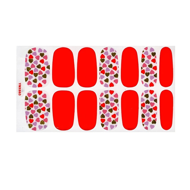 Nails
16 Sheets Nail Polish Strips Leopard Print Marbled Mermaid Patterns Self-Adhesive Stick On Nail Stickers Full Nail Wraps For Women Nails Art Gel Nail Strips With Nail File