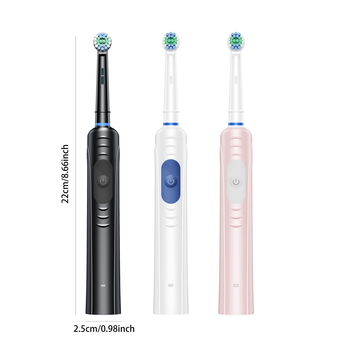 Oral Care
Electronic Toothbrush With 8 Rotating Brush Heads & Travel Case, Round Head Soft Bristle Automatic Toothbrush, Fast Teeth Cleaning father's day gift