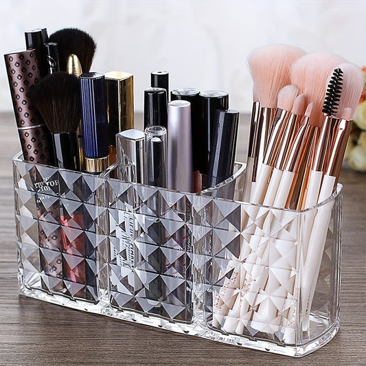 Makeup bags & Storage
Transparent Acrylic Cosmetic Organizer for Eyebrow Pencils and Brushes - Makeup Storage Box with Containers