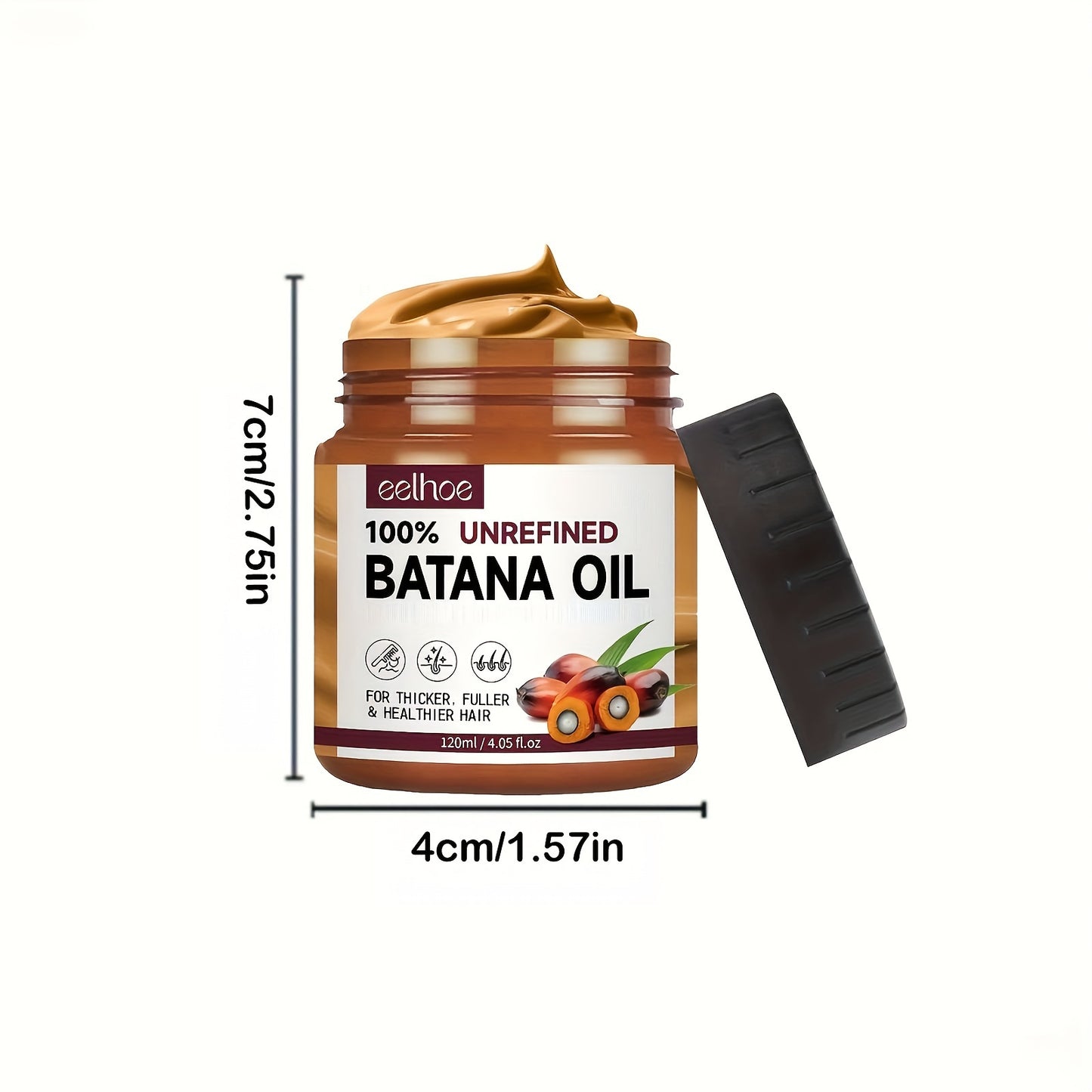 Hair Care
Batana Oil Hair Mask for Normal Hair — 120ml Deep Conditioner Treatment with 100% Unrefined Oil — Moisturizing, Strengthens and Restores Hair Health