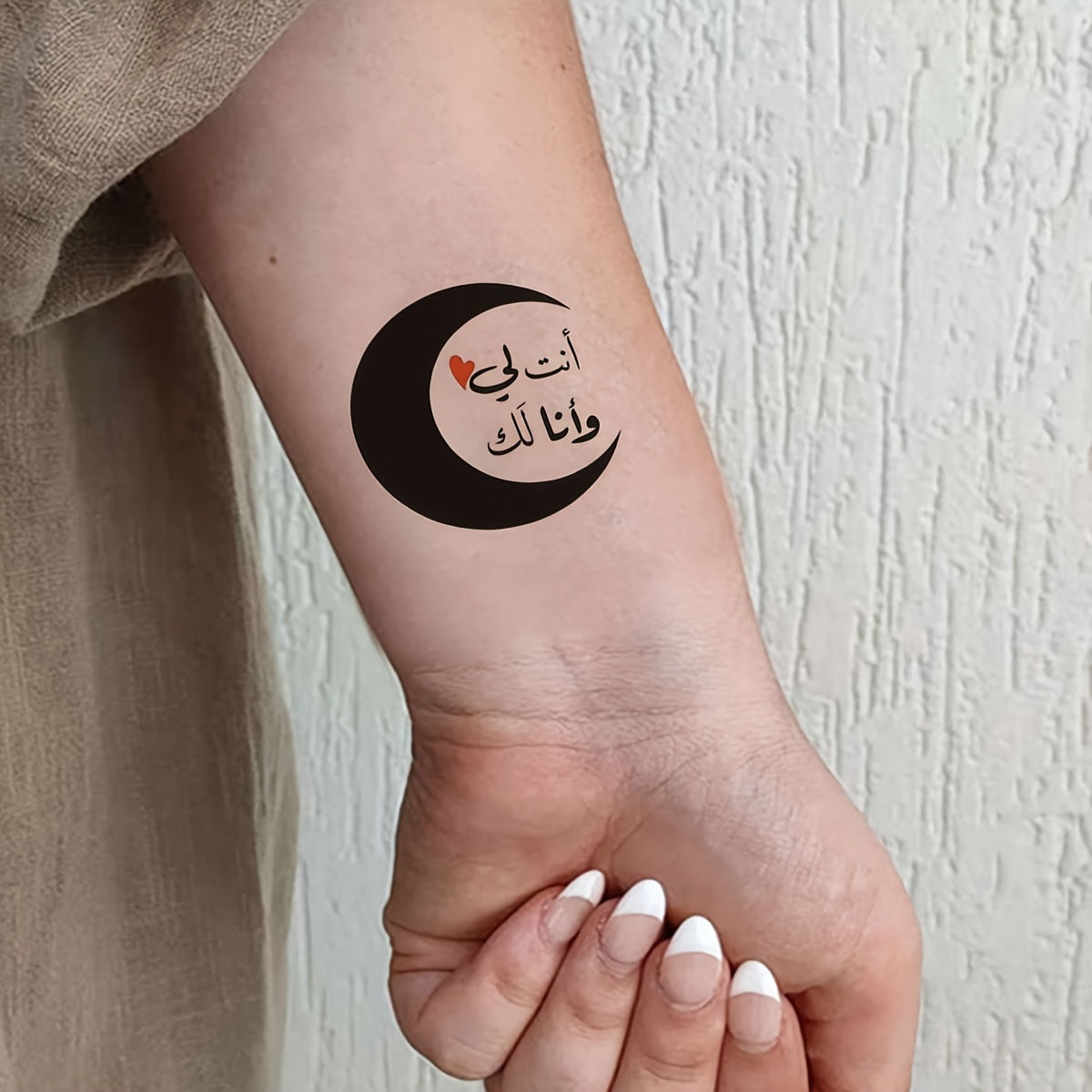 Temporary Tattoos
3pcs/set Of Waterproof And Long-lasting Temporary Tattoos With Moon And Heart Designs, Ideal Body Art Stickers For Women Men