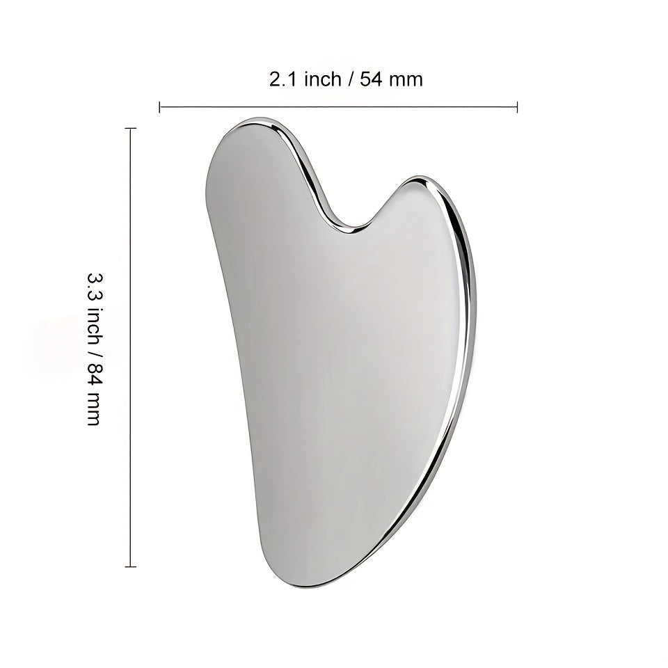 Beauty Tools
Stainless Steel Gua Sha Facial Tool, Metal Gua Sha Massage Tool For Face And Body, Lymphatic Drainage, Facial Tension, Durable Stainless Steel Gua Sha Tool With Box - Mother's Day Gift