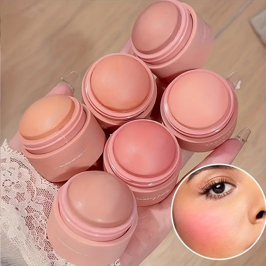 Makeup 6 Colors Of Blush Ball Peach Pink Blush Matte Appearance Quick Application For Anyone To Lift The Complexion And Leave Skin Looking Translucent And Flawless