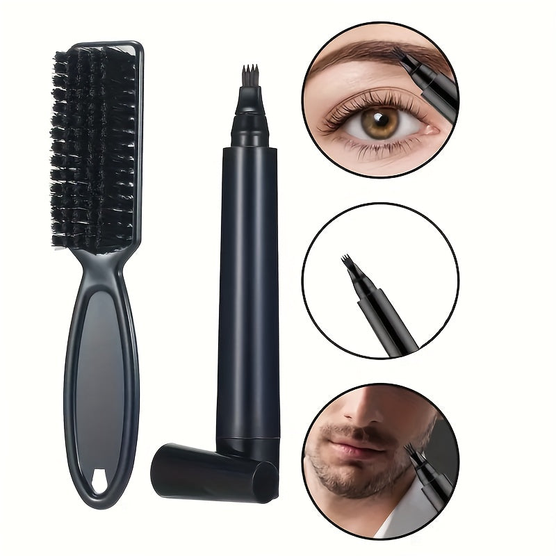 Shave & Hair Removal
1pc/3pcs Beard Pencil Filler For Men 4-Tip Beard Pen Kit Waterproof & Long Lasting Natural Makeup Beard Pen With Beard Brush Father's Day Gift