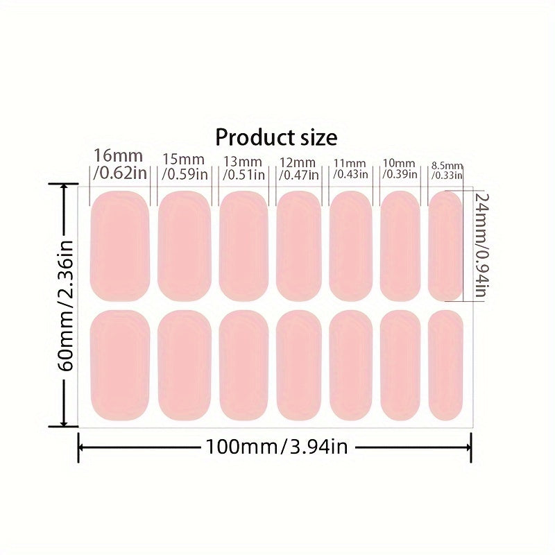 Nails
Nail Strips, Women's Fashion Temperament Model Nail Stickers, Self-Adhesive Full Stick Nail Wraps Waterproof Nail Polish Strips, Waterproof No Seal Gel Nail Polish Film, Nail Art Stickers